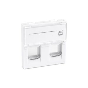 Лицевая панель LY-FP66 45x45мм со шторкой на 2 модуля — изображение 55